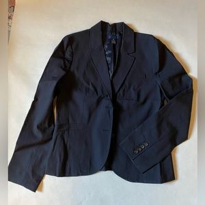 JCrew blue pinstripe wool blazer